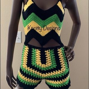 Chevron Top and Striped Shorts